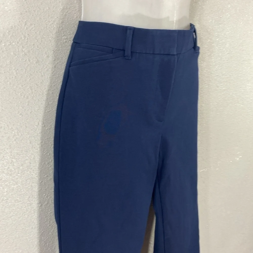 White House Black Market Navy Blue The Slim Ankle Pants 4S 4 Short
